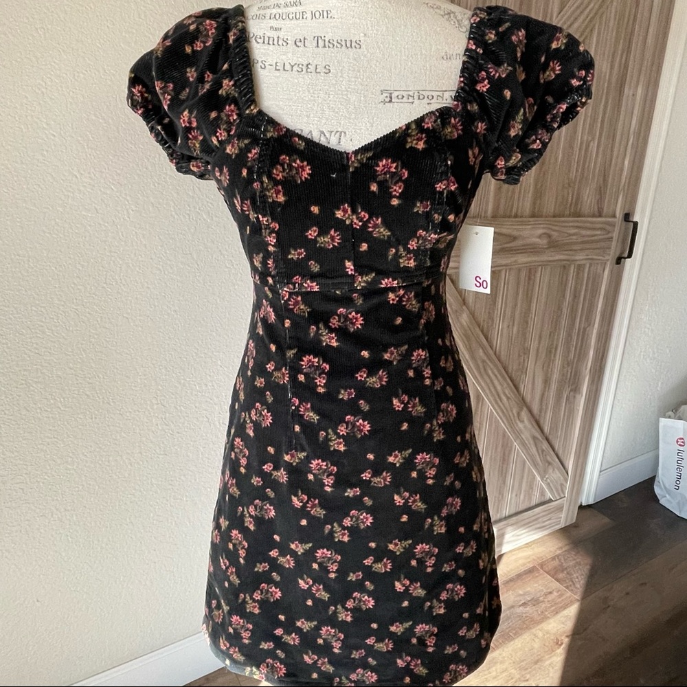 Juniors' SO® Peasant Pinafore Mini Dress